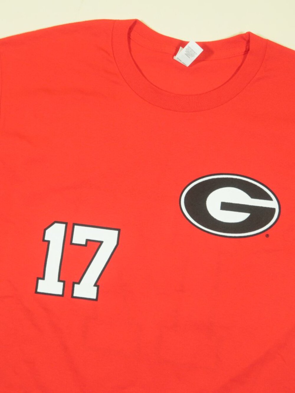 University of Georgia Baseball T Shirt #17 Farmer Mens M Red 5-3-2026 New